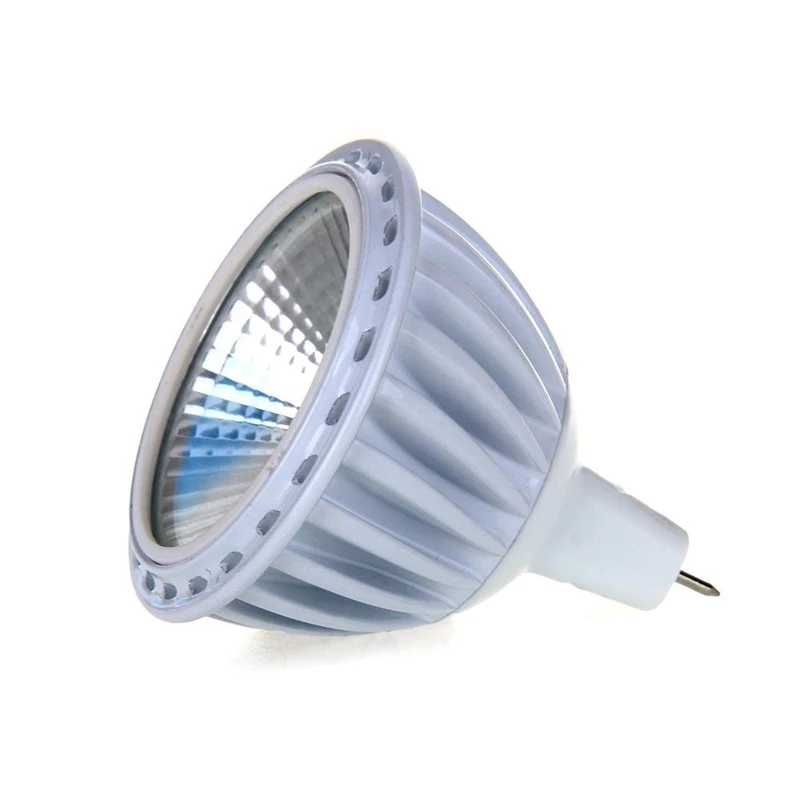 2x GU5,3 / MR16 6W lampa COB LED żarówka światło punktowe żarówka 420lm 60 ° 3000K ciepła biała DC 12V