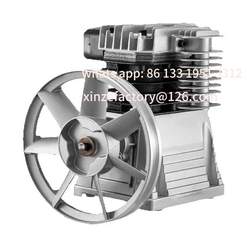 مرحلة قابلة للتخصيص 2.2KW 375L/MIN 12CFM 11Bar 159.5PSI 1300RPM لرؤوس ضاغط الهواء CheSucceBuy مكبس أسطوانة مزدوجة واحدة