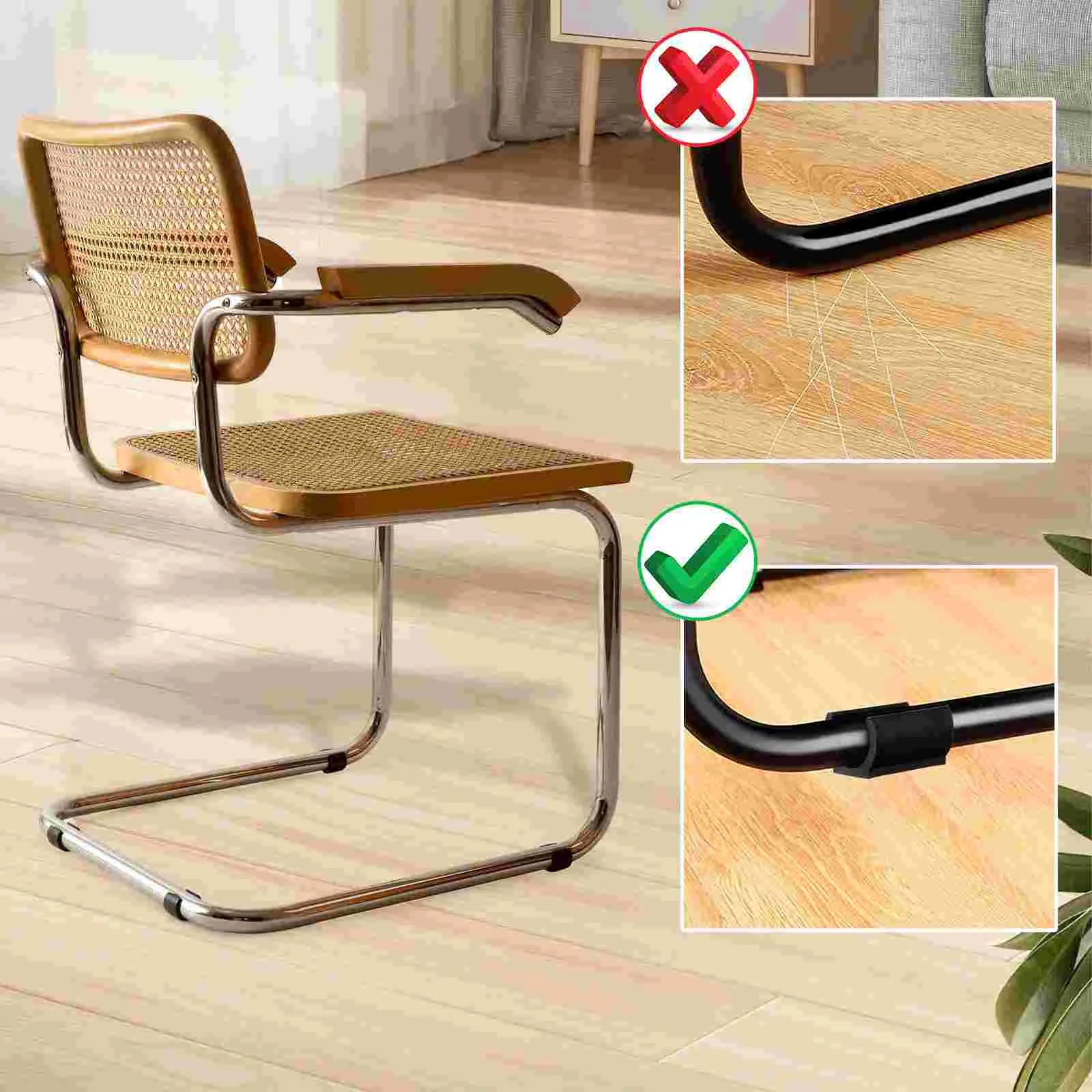25 Pcs Boots Felt Non-slip Mat Stools Tubing Plastic Trampoline Leg Covers Chair Feet Protectors