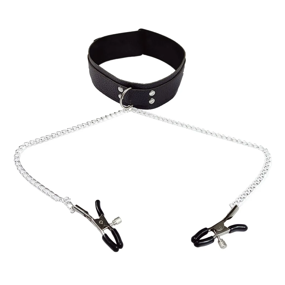 Adult Games Choker Collar Fetish Bondage Erotic Sex Toys For Couples Sex Products Slave Collar Leather Necklace Cosplay