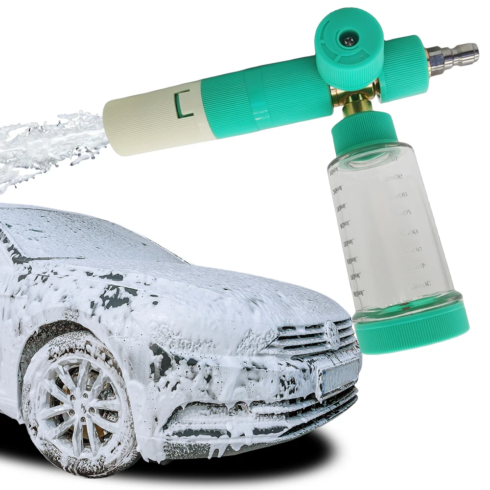 

100ml Soap Foam Spray Bottle with 1/4 Inch Quick Connector Pressure Washer Gun Car Wash Foam Sprayer for Cleaning Cars SUVs