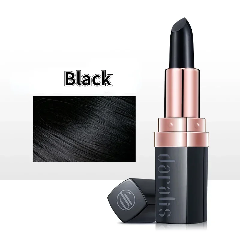 Stylo de teinture de cheveux instantané, Portable, blanc, couverture de rouge à lèvres pour tatouage de sourcils, correcteur, outil de teinture des cheveux