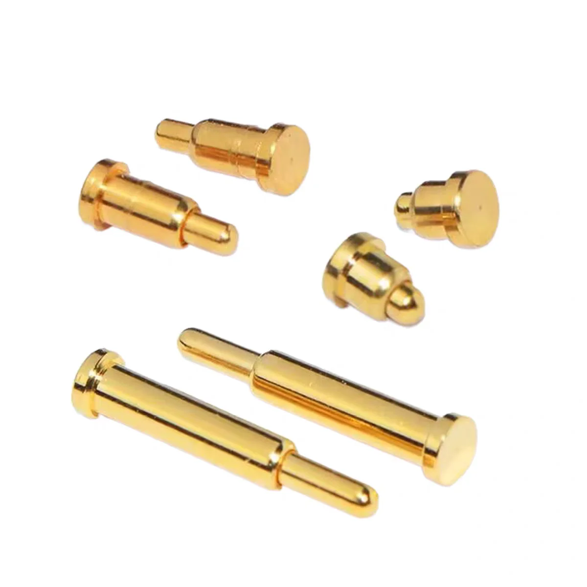 Spring Loaded Pogopin Battery Contact Needle SMD Pogo Pin Connector 2mm Dia PCB Test Probe 3/4/5/6/7/8/9/10/12/14mm 10Pcs