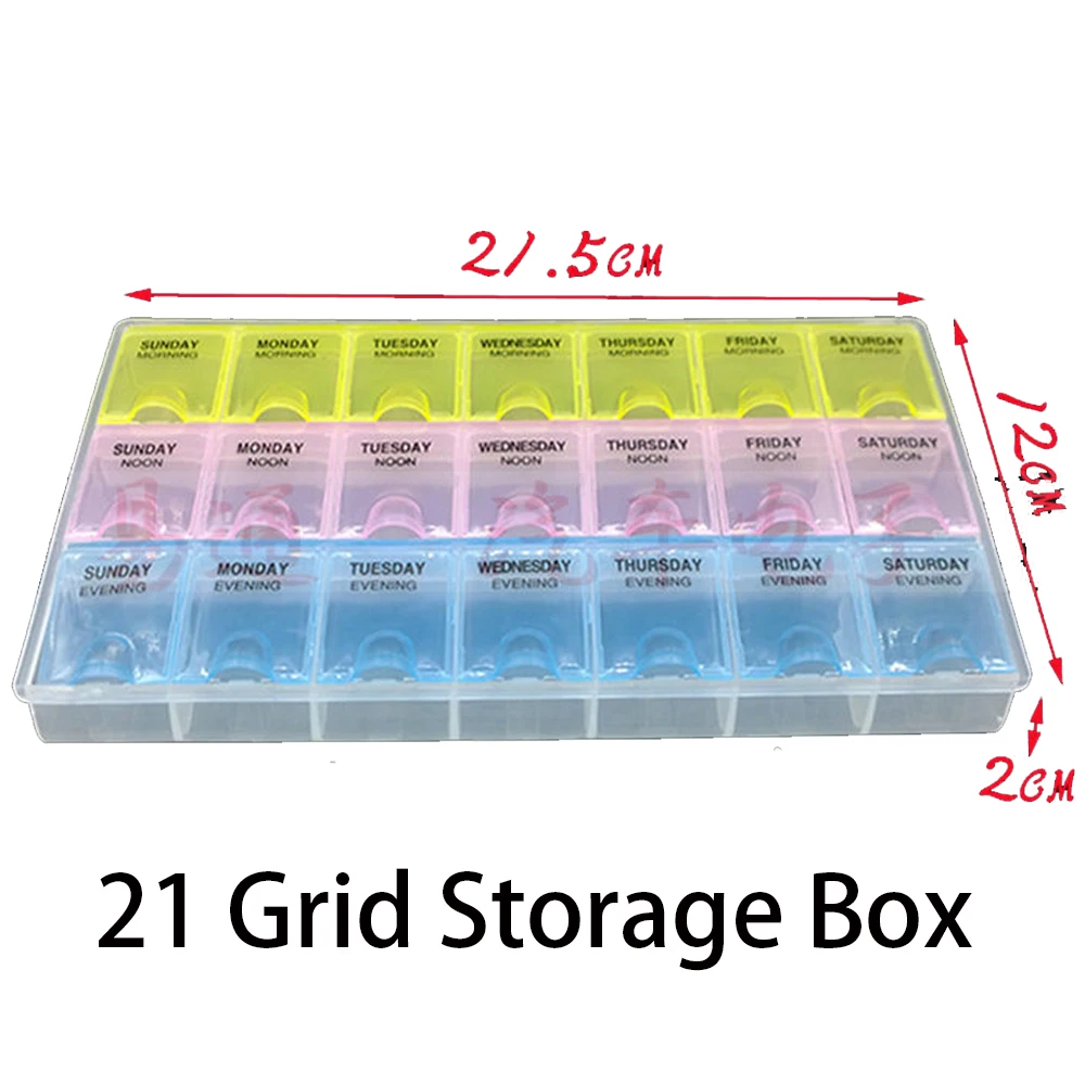 21 Grid Screw Storage Case Electronic Components IC Chip Box for JMD KD VVDI Chip Anti-static Parts Box Repair Tools Plastic Box