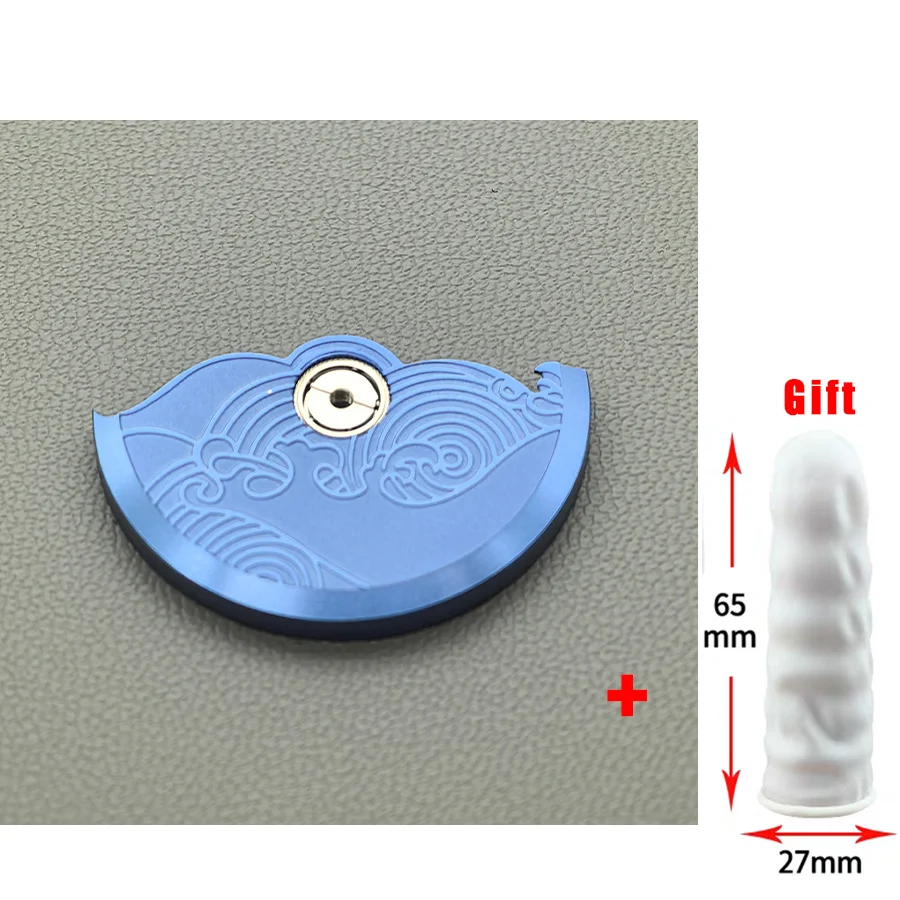 Black and Blue Rose Gold NH35 Rotor with Finger Cots Watch Movement Hammer Rotor Replace Part