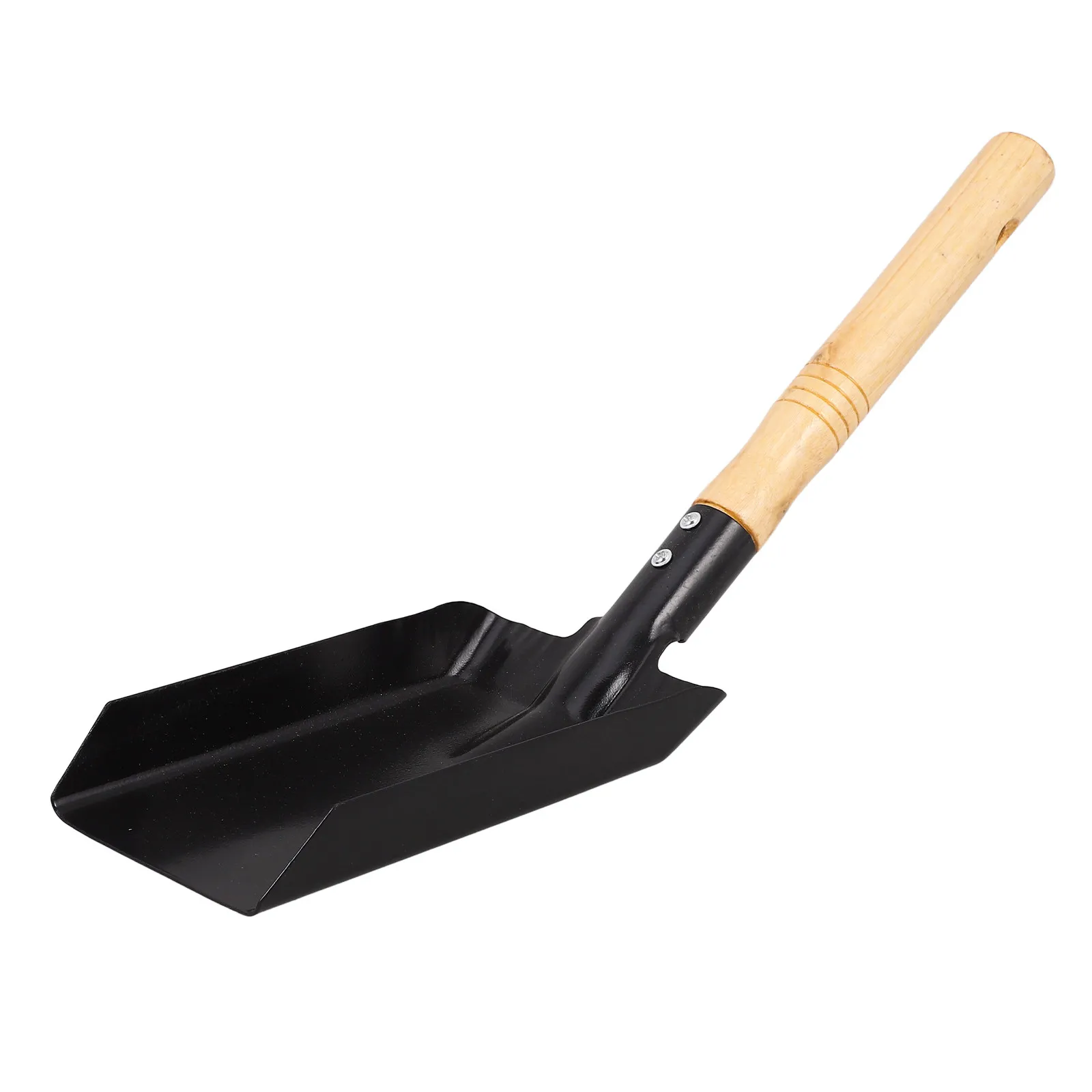 Professional Iron Snow Shovel Tool for Snow Cleaning and Ice Breaking Portable Heavy Duty Shovel for Driveway Farm Garden Soil