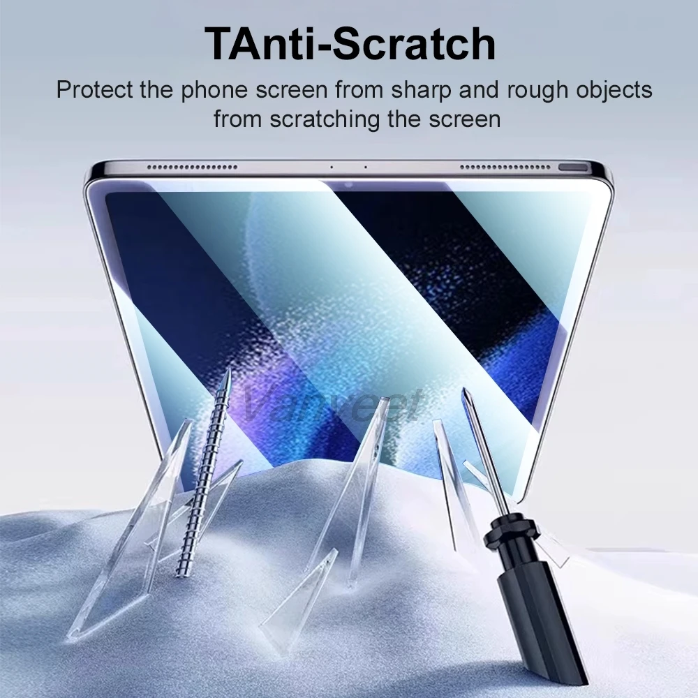 واقي شاشة عالي الدقة سهل التركيب لجهاز iPad Mini (2019) Mini 4 (2015) لهاتف Xiaomi Redmi Pad SE Samsung Tab A9 من الزجاج المقسى #5