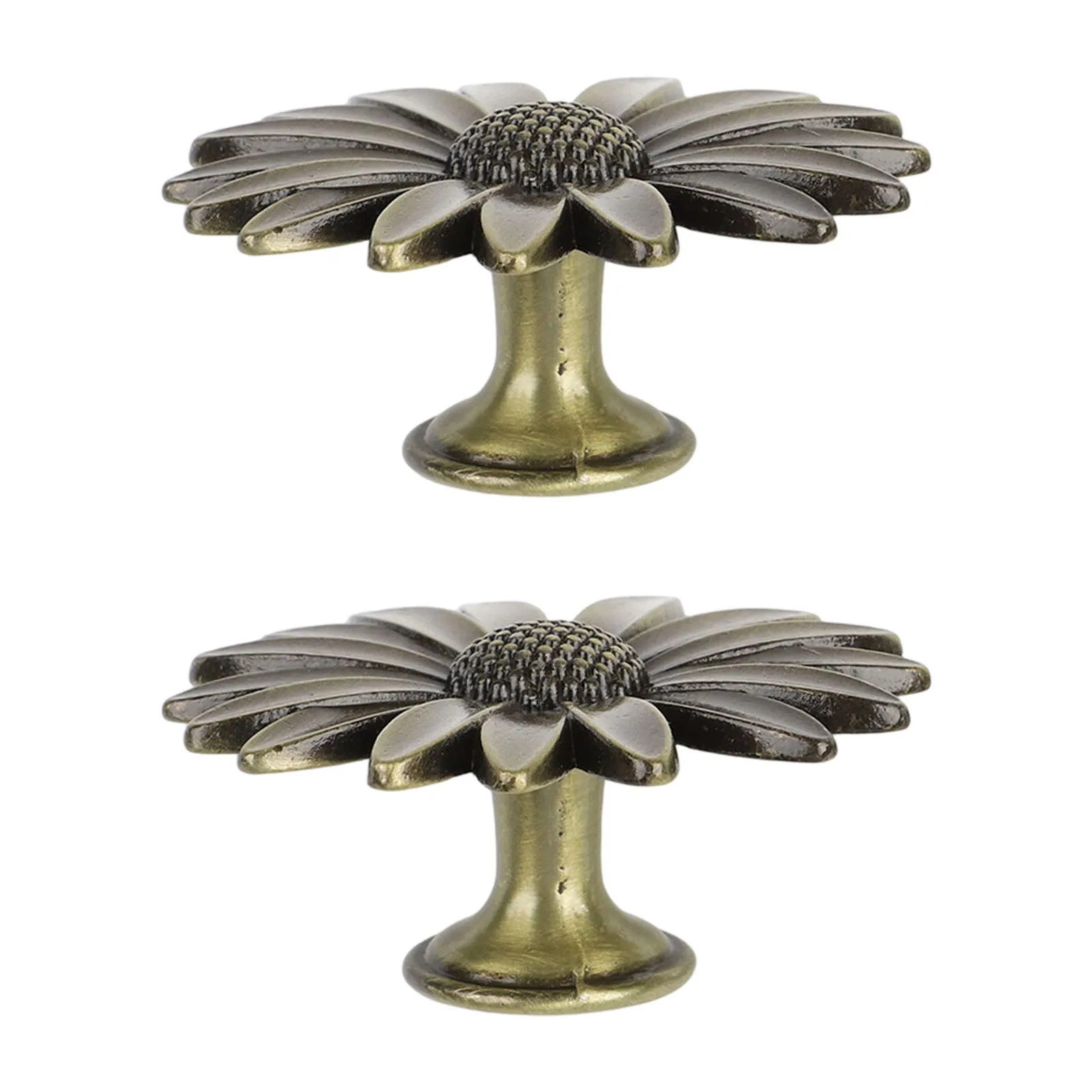

Furniture Upgrade 52*24mm Chrysanthemum Drawer Pulls Comfortable Grip Drawer Pull Comfortable Grip Easy Installation