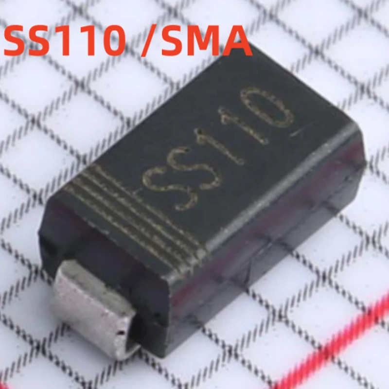

10PCS SS110 Schottky diode SMA 100V/850mW direct shooting quality assurance