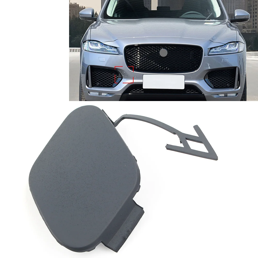 Car Front Bumper Trailer Hole Tow Eye Cover T4A13477LML For Jaguar F-Pace 2017 2018 2019 2020