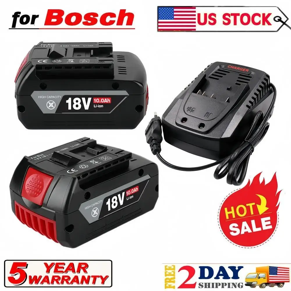 

For BOSCH 18V Battery BAT609 BAT610 For Bosch 18V Professional 18V Li-ion Battery Drill Battery GBA18V GSR18V BAT618 BAT619