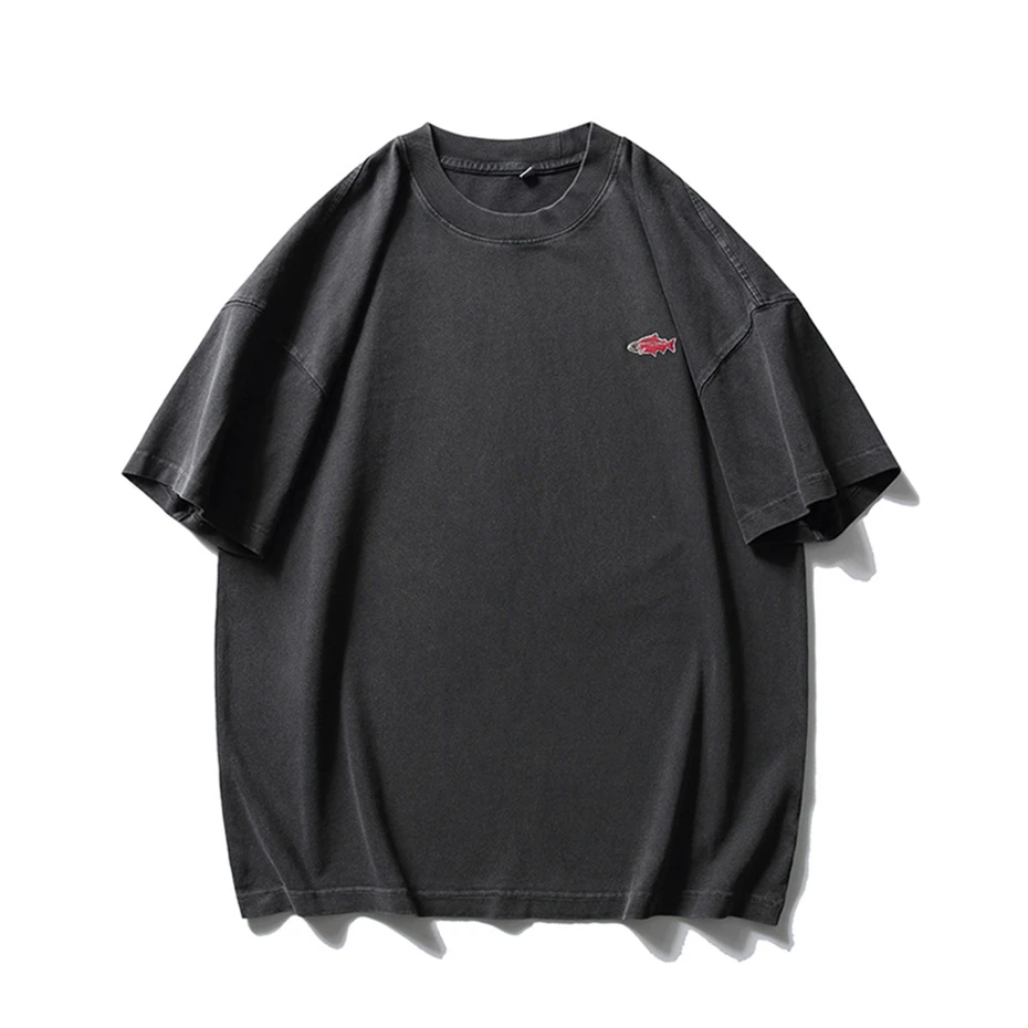 Vintage Fashion Print T Shirt Mens Hip Hop Y2k Casual Tees Tops Men Harajuku Short Sleeve T-Shirt