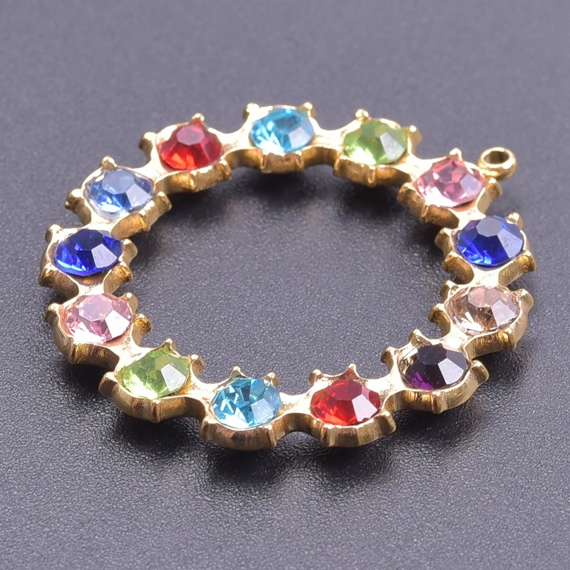 Gold Plated Star Moon Evil Eye Charms Set