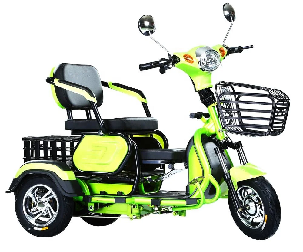 Adult Electric Tricycle Three wheelers 48V500W Differential Motor