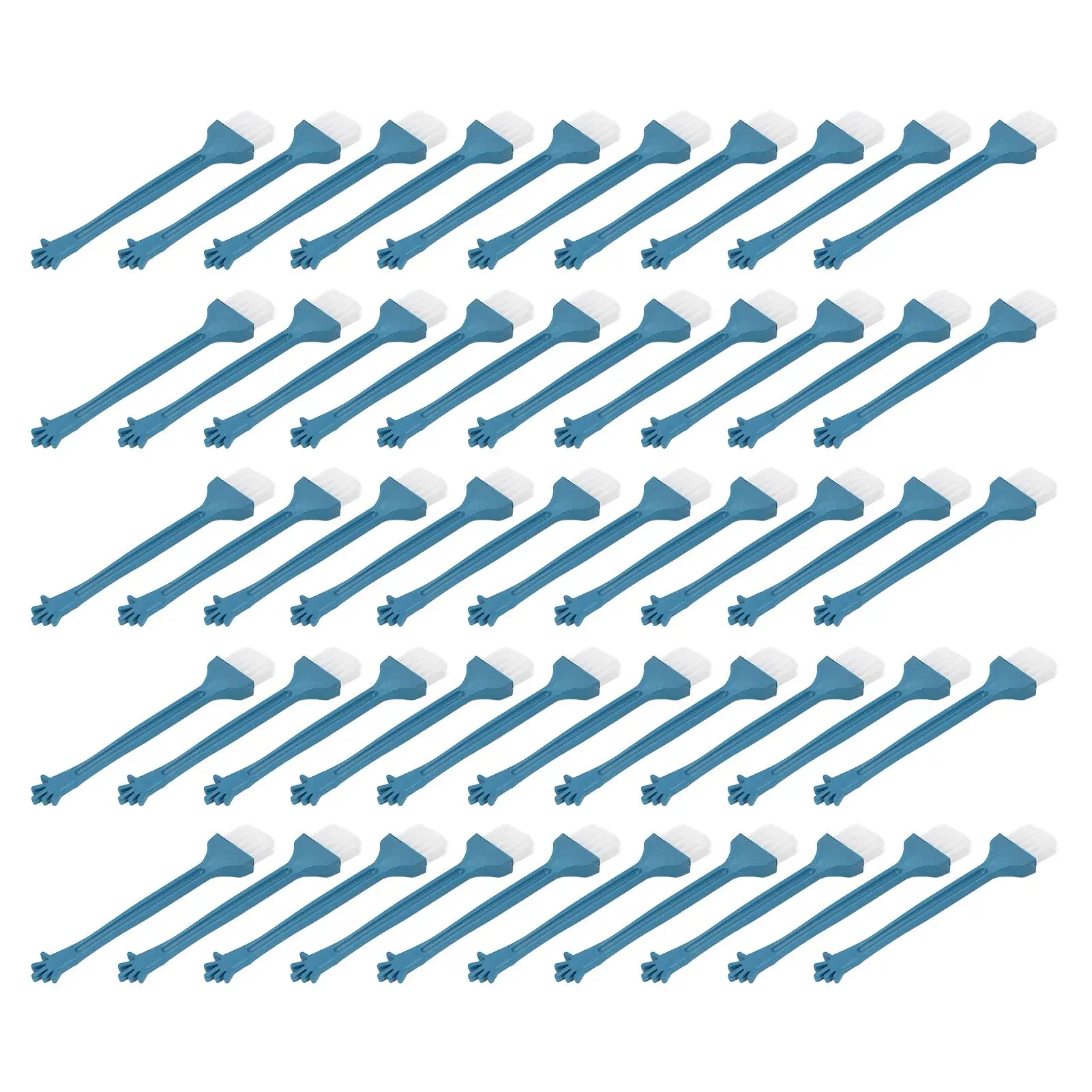 50pcs Shaver Brush Soft Bristles Electric Shaver Cleaning Brush Replacement with PP Handle