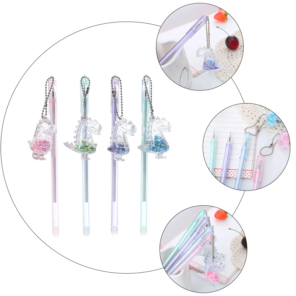 10 قطعة ديناصور قلادة هلام القلم الإبداعية طالب الحبر قلم حبر لكتابة الرسم المجلات تلوين ماركر مكتب المدرسة #6