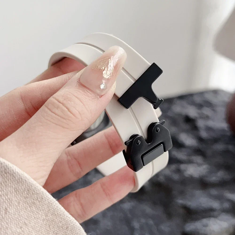 Soft Silicone 20mm 22mm Loop Strap for OnePlus Watch 2R Amazfit Balance GTR 4 Sports Band for Samsung Galaxy FE 7 6 5 40mm 44mm