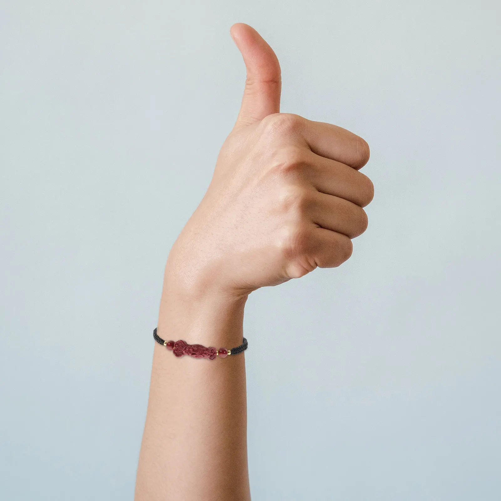 

Adjustable Feng Shui Bracelet Handmade Braided Rope Wealth Amulet For Luck Fortune Protection Chinese Wealth Hand-Woven