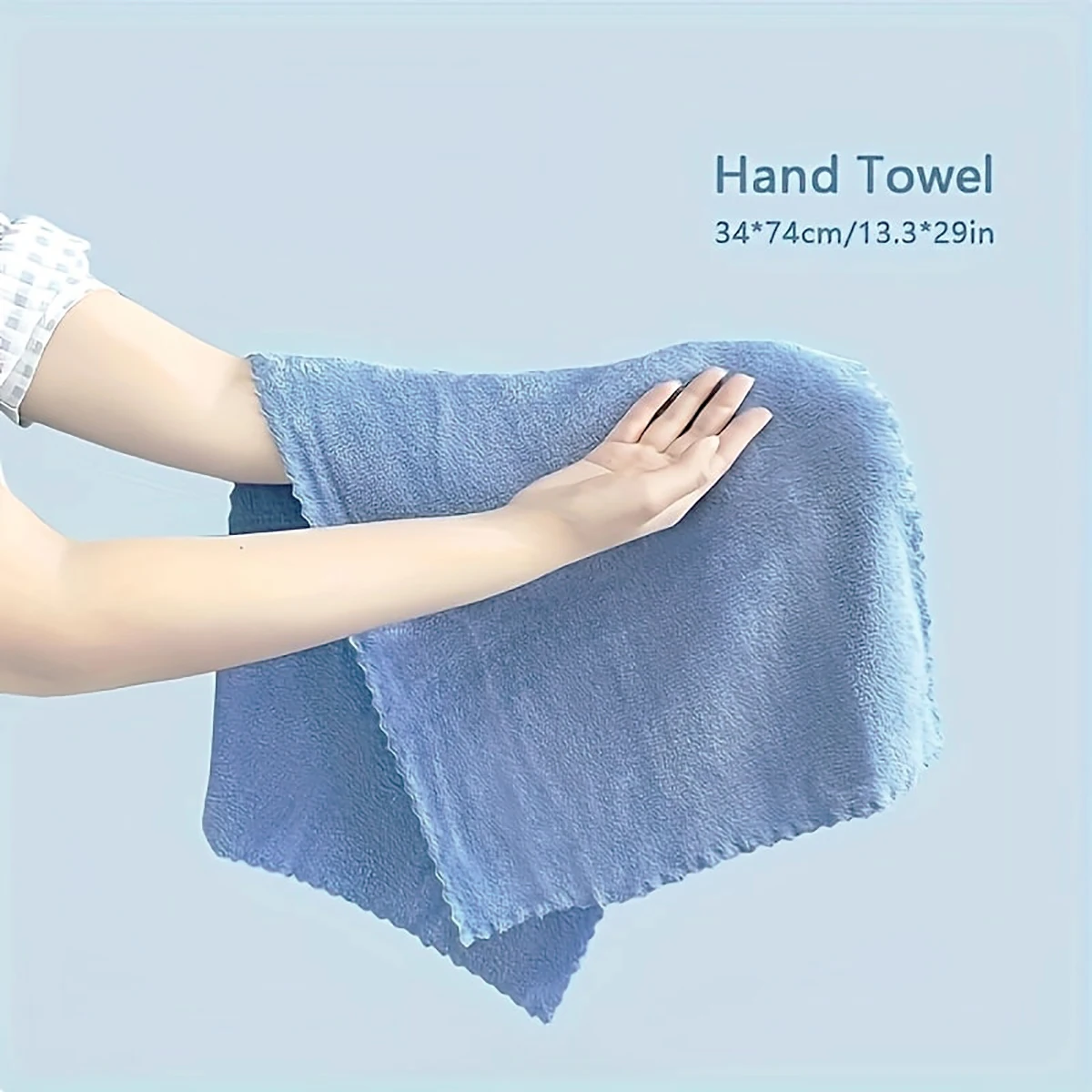 Face towel coral velvet small square face towel Hand towel Household wipe head absorbent quick drying towel 5 packs