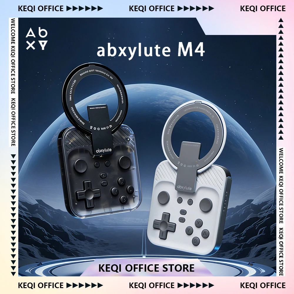 

Игровой контроллер Abxylute M4 с магнитным креплением, портативный, для мобильных игр, с мгновенным подключением по Bluetooth, настраиваемый, аксессуар для игр, подарок