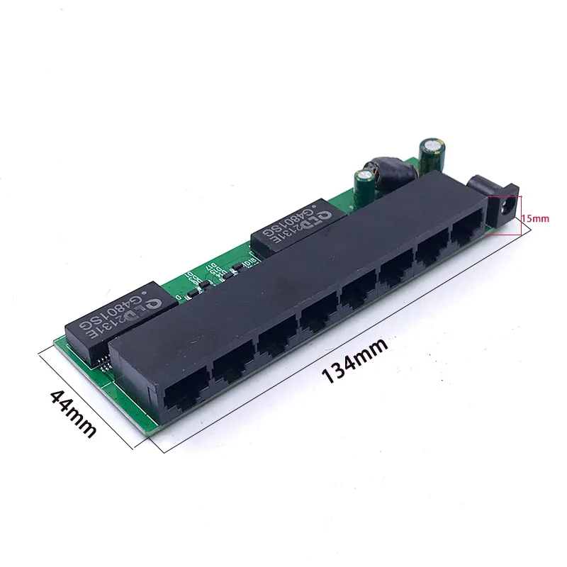 Module de commutation Ethernet, 8 Ports, 10/100M, carte PCBA, OEM, détection automatique, carte mère