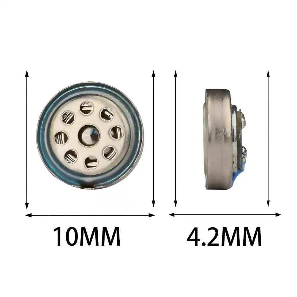 Драйверы для наушников QIGOM IE8-18, 1 пара, 10 мм, 18 Ом, 105 дБ, для IE6.7.8.80, титановая пленка, драйверы для наушников-вкладышей