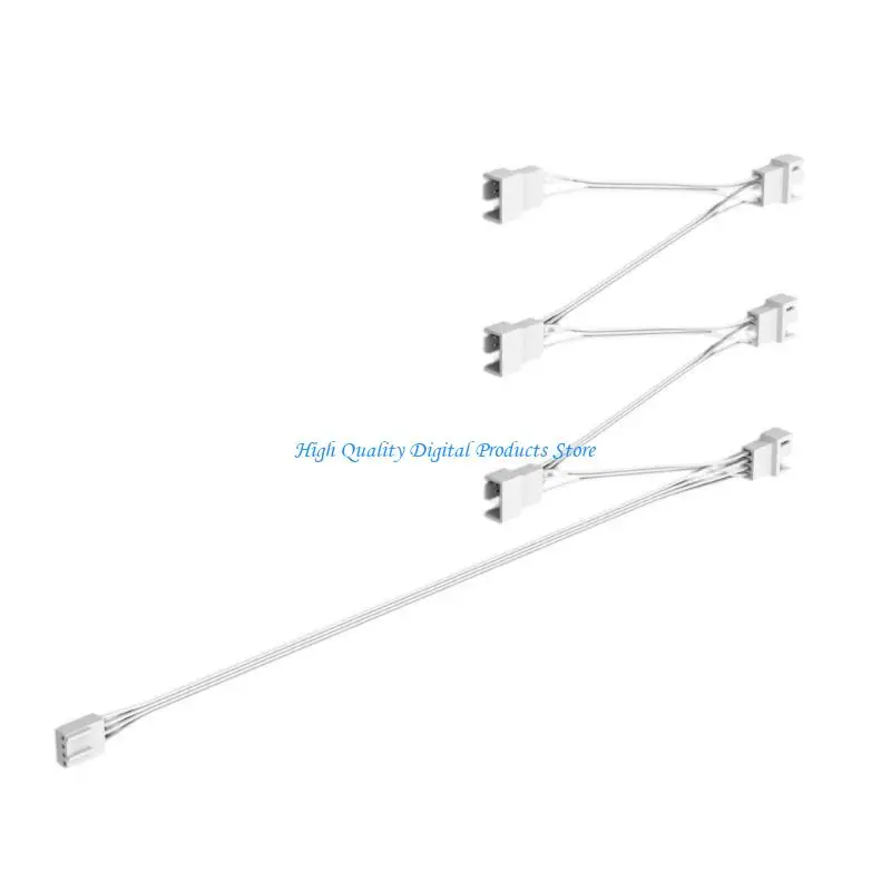 U2JEは、4pin PWMファン拡張機能、4pin PWM PCファンスプリッターケーブルPWMスプリッターケーブルファンスプリッターでPC冷却を最適化します