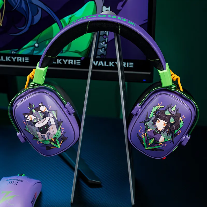 VALKYRIE VK S1 سماعة رأس بخاصية البلوتوث 50 مللي متر E-sports ديناميكية 3 وضع HIFI ضبط الكمون المنخفض عمر البطارية الطويل سماعة الألعاب مخصصة #6