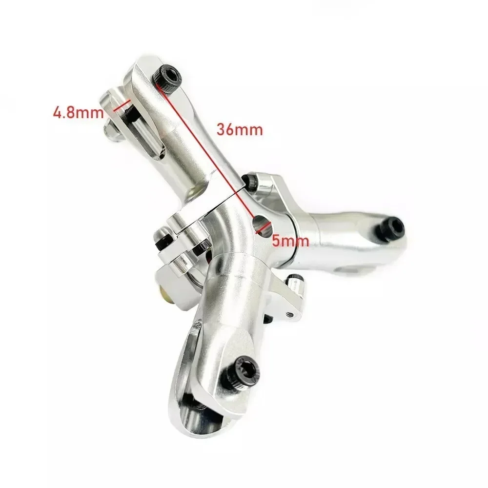 Piezas de rotor de cola de 3 aspas para helicóptero STASRC 550 600, para helicóptero TREX 550 600