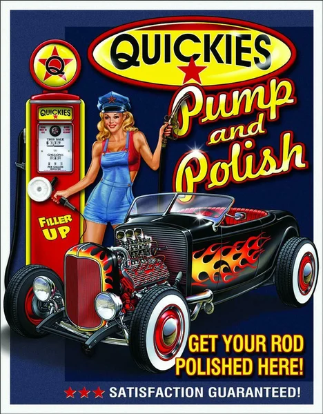 

Металлический постер Quickies Pump & Polish, 20*30 см, 8*12 Дюймов, 30*40 см