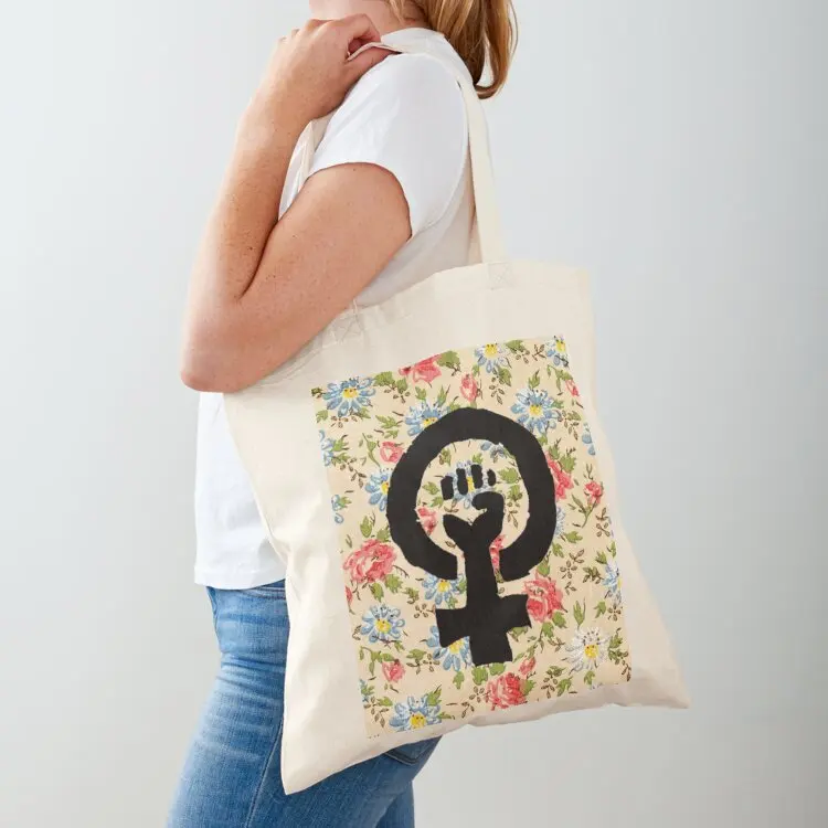 Feminism Tote Bag Handbags canvas tote shopping cart bags tote bag men's