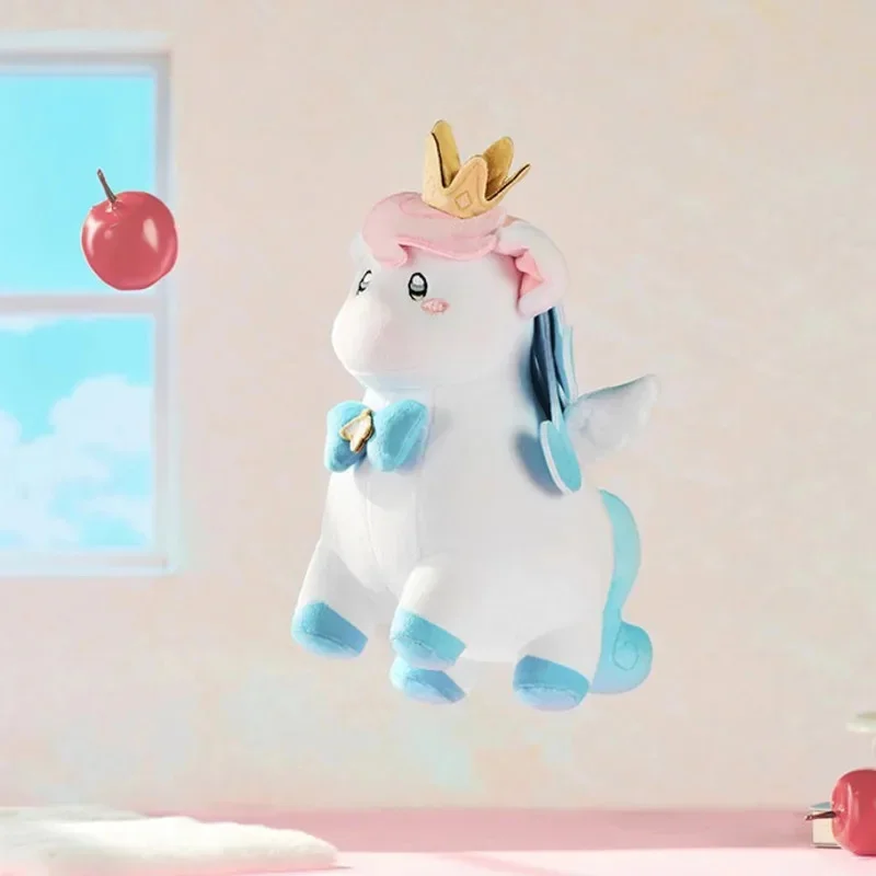 Kawaii Unicorn Keychain Cute Pegasus Bag Charm Soft Squishy Pony Pendant Backpack Hanging Ornament Car Key Ring Gift for Girls