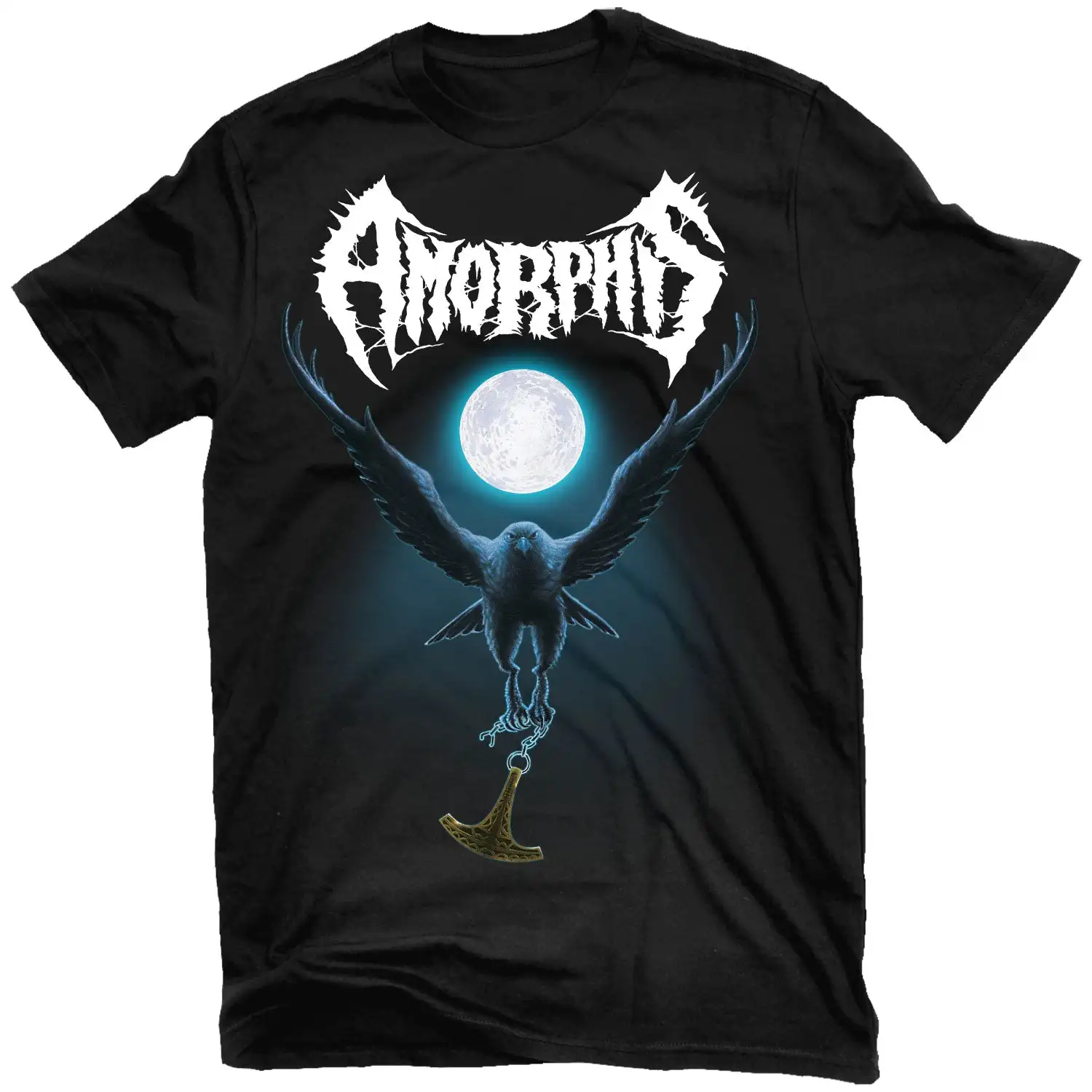 Camiseta Casual de Verano con Estilo Artístico de Música Rock Heavy Metal de Amorphis Black Winter Day, Marca de Lujo para Hombre y Mujer, Top 2026