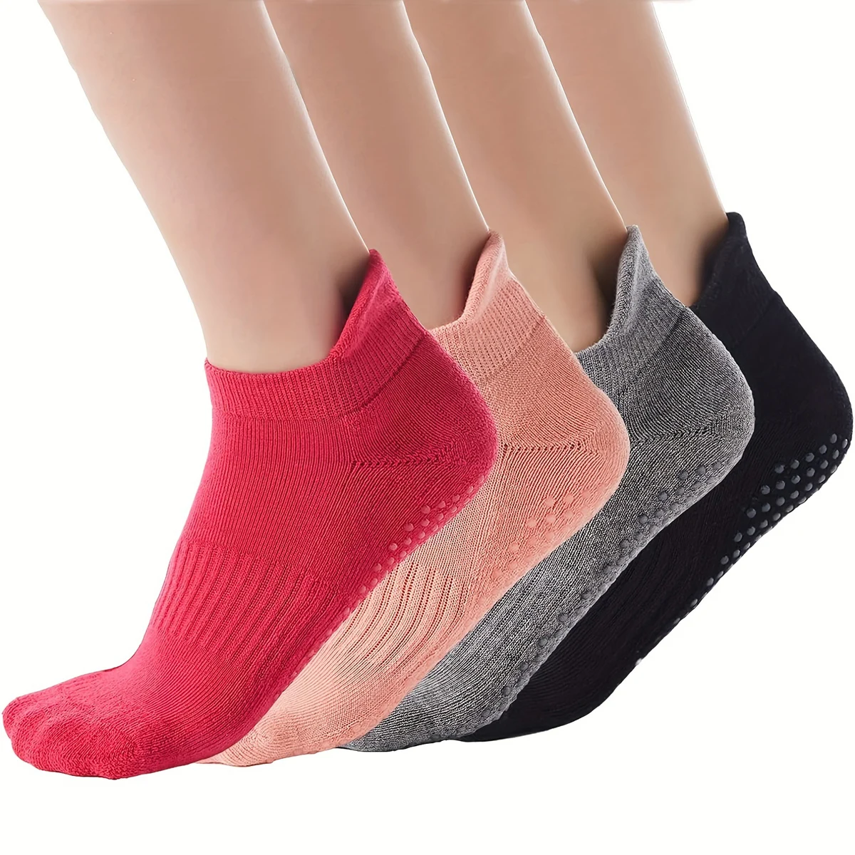 Non-Slip Pilates Socks Women Breathable Fitness Cotton Yoga Sock Ladies Gym Workout Ballet Dance Sports Socks