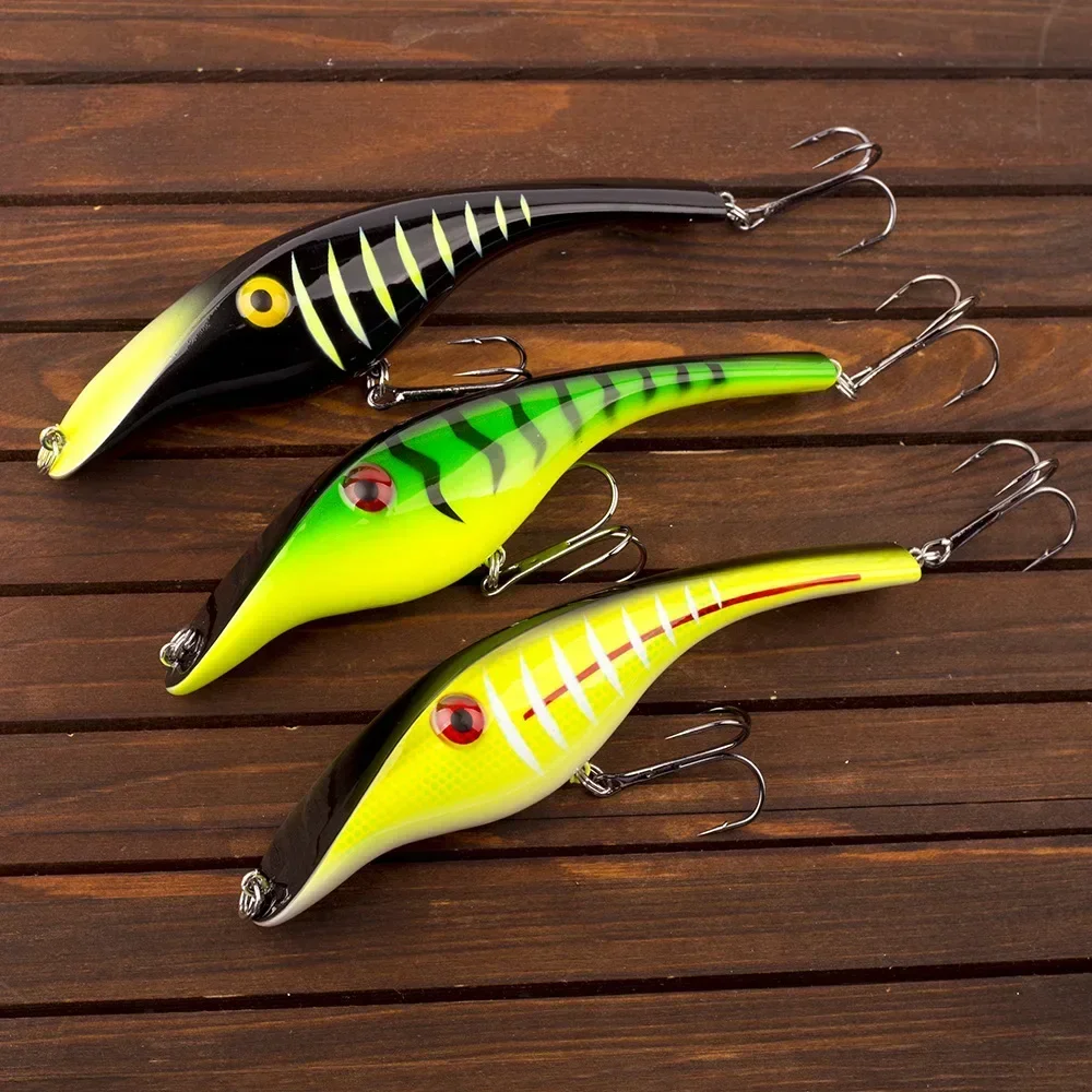 140mm/145mm Jerkbait for Pike Musky Fishing Jerk Bait  Sinking Hard Body  Minnow Saltwater Lipless Crank Wobbler Fishing Lure