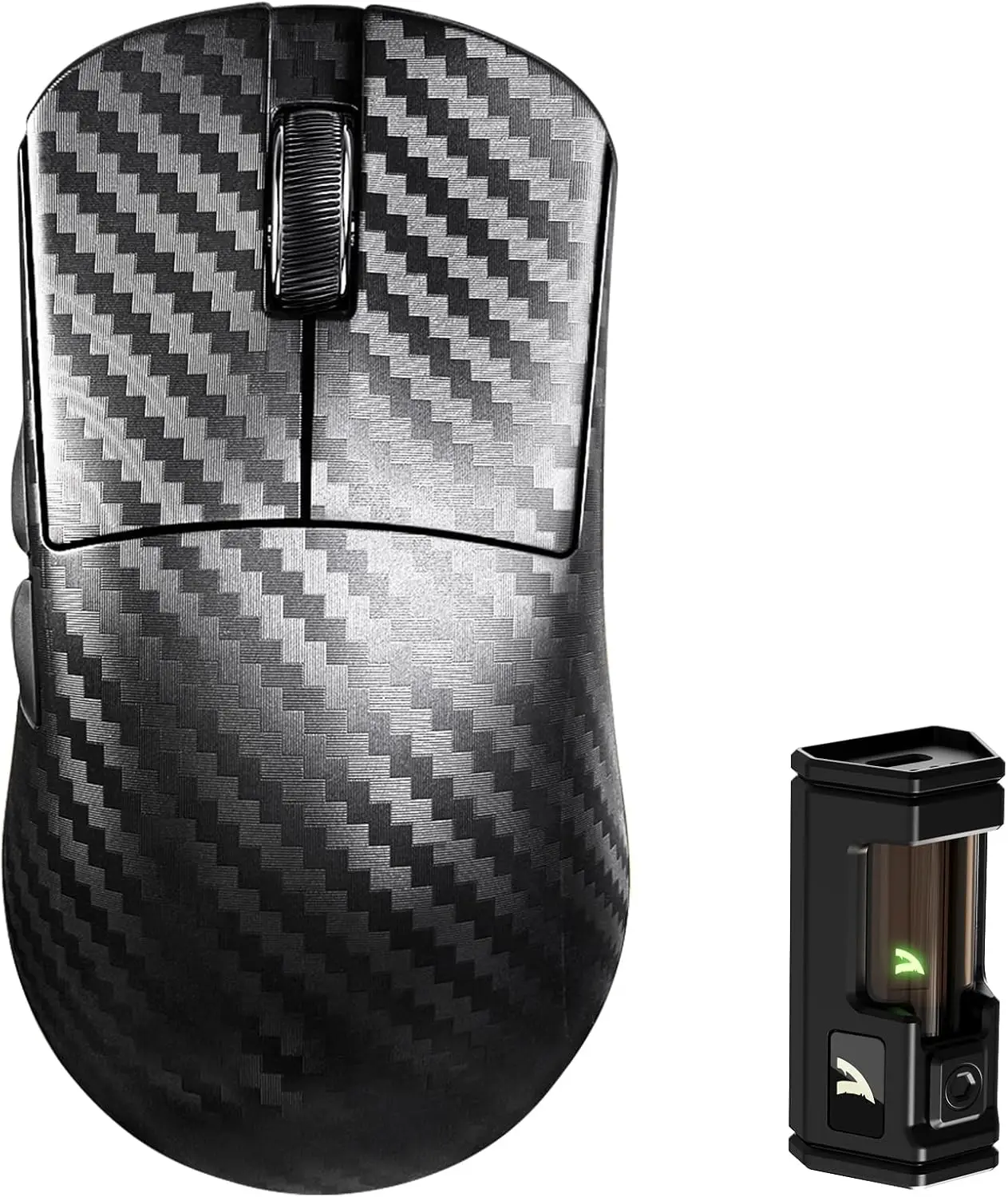 ATTACK SHARK R11 Ultra 8K Carbon Fiber Wireless Mouse PAW3950 MAX SensorNordic 52840 MCU Chip,42000 DPI Programmable Mouse