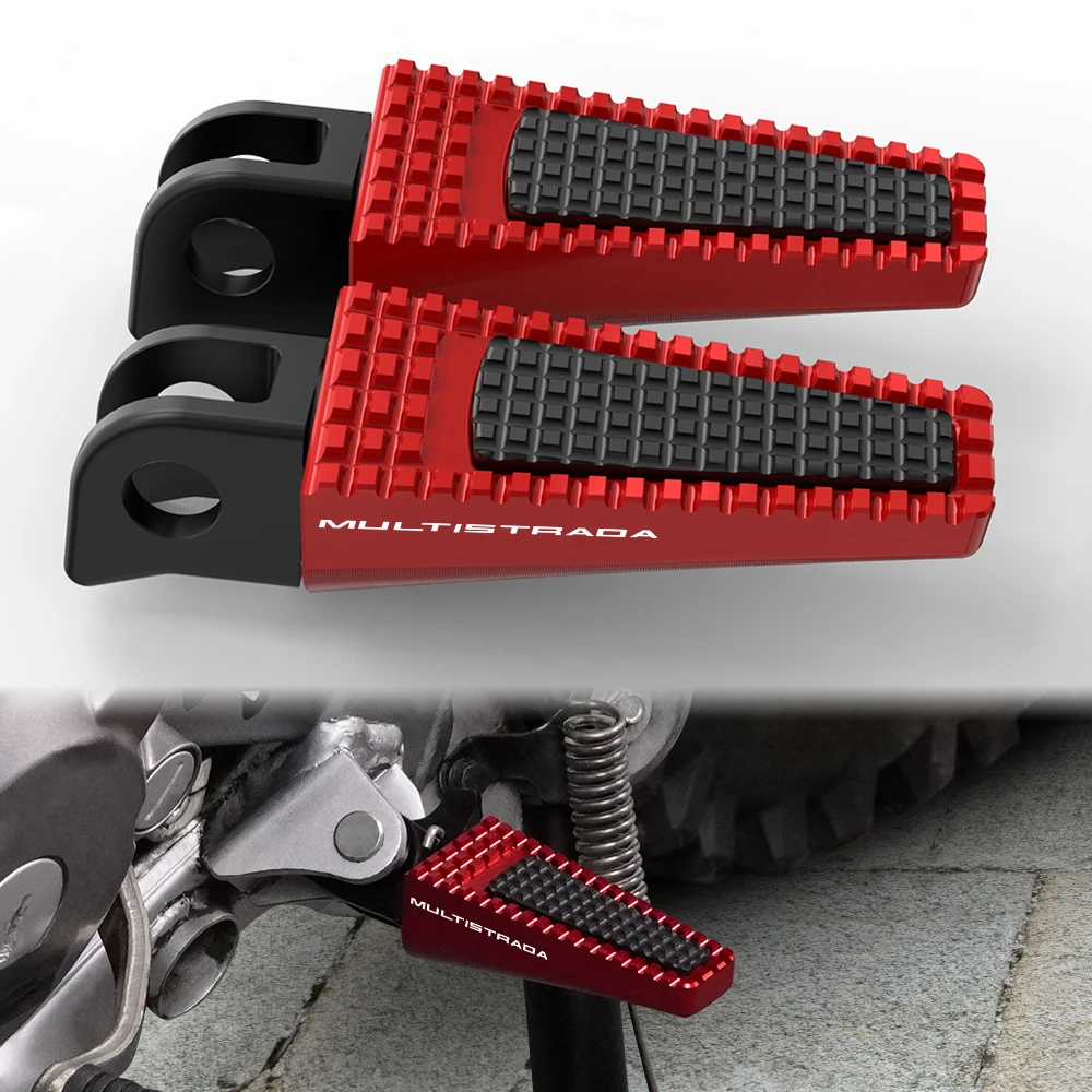 

For Ducati Multistrada 1100/S 2007 2008 2009 2010 Adjustable FootPegs Pedals Motorcycle Front or Rear Footrests Foot Pegs Pedal