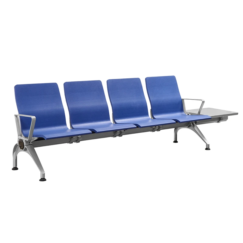

Customized Waiting Chair with Side Table Durable PU Leather for Airport Hospital & Mall Usepromote sales