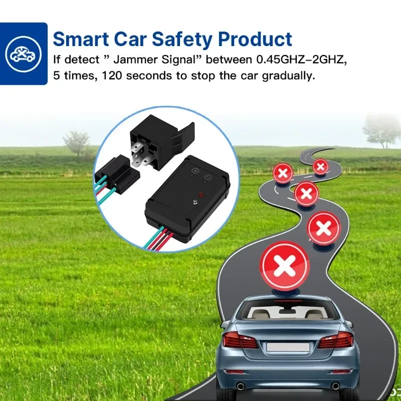 Hot Anti-Jammer for Vehicle GPS Tracker 12V Car 24V Truck Anti Car Theft Signal Detector Anti Moving Car Illegally