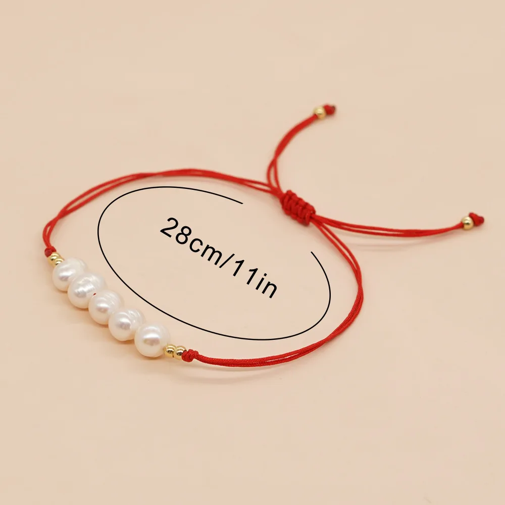 Go2boho Bohemian Freshwater Pearl Bead Bracelet Natural Pearl Stack Handmade Chain Christmas New Trendy Jewelry Women Girl Gift
