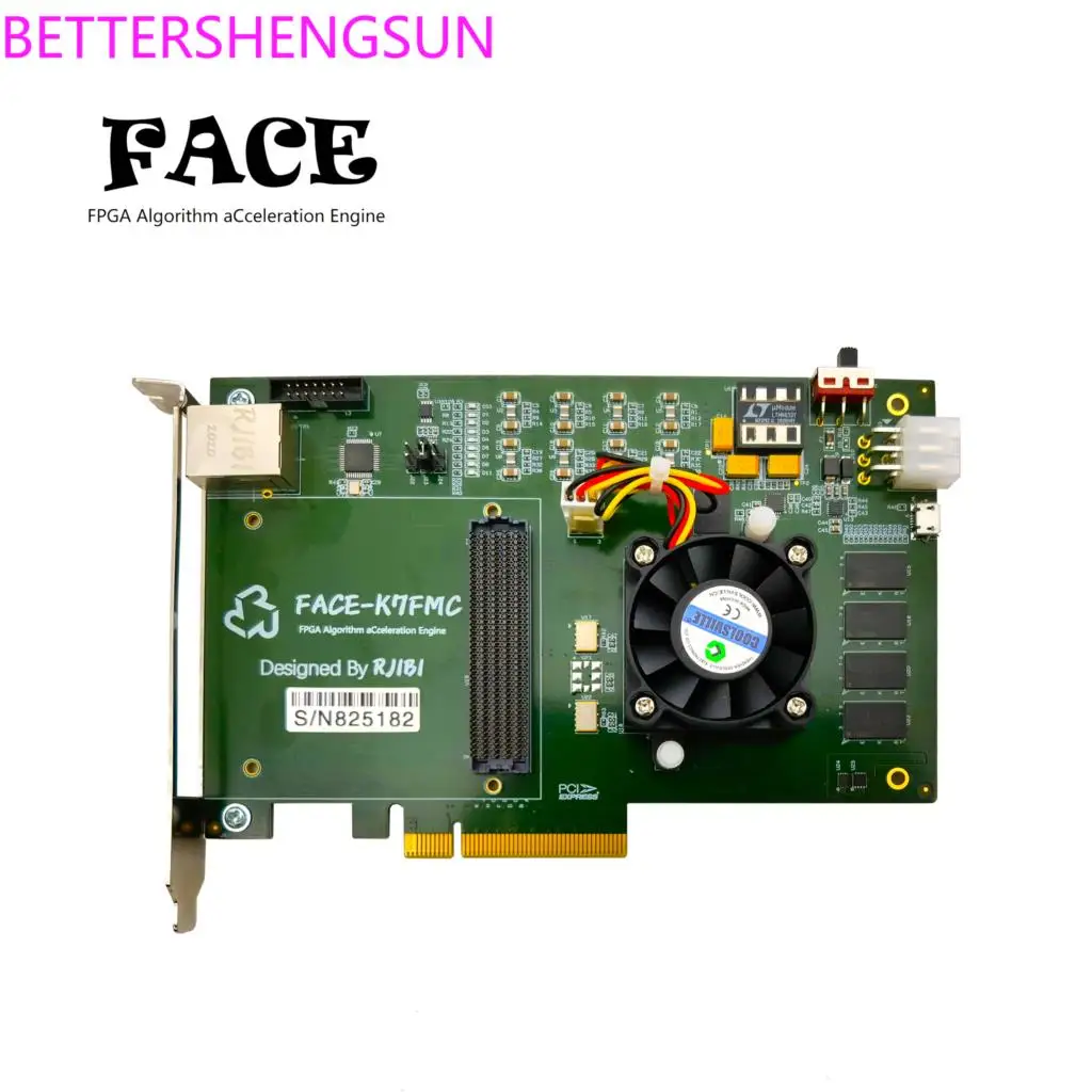 FACE-K7FMC FPGA development board Kinex-7 series, standard FMC interface pcie card