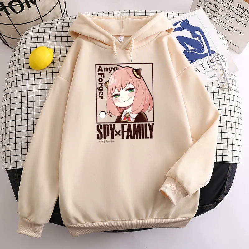 Spy X Family Character Image Printed Women's Clothing Street Style Casual Fashion Hoodie Simple Trendy Life Cute Sports