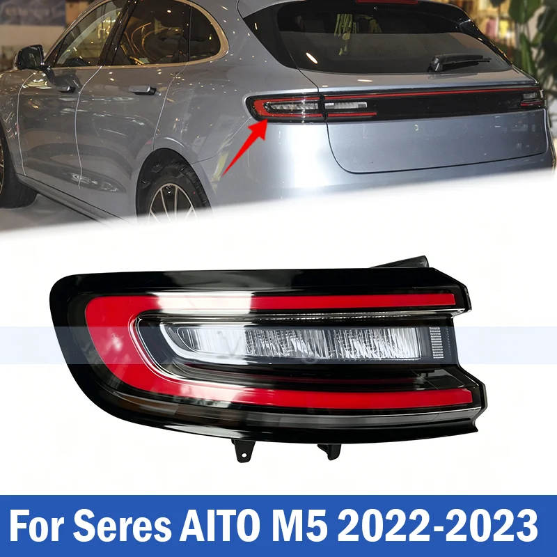 Rear Tail Light For Seres AITO M5 2022-2023 Car Taillight Taillamp Brake Light Turn Light