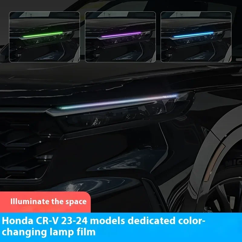 For Honda CR-V 2025 Headlight Tint Vinyl Wrap Kit - DRL Daytime Running Light Color Change Film, Decorative Modification Sticker