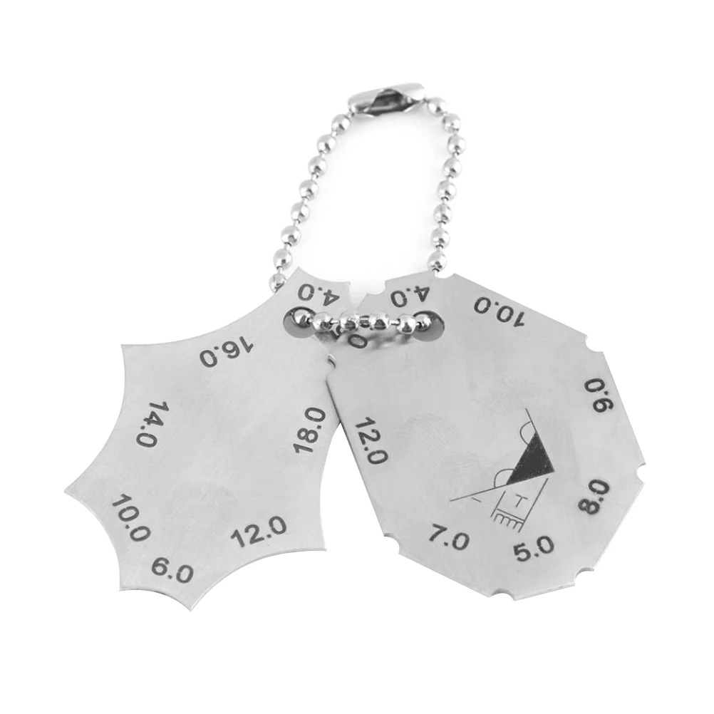 

2 шт. измерительный инструмент из нержавеющей стали, карманный манометр, сварочный инструмент для тестирования швов, сварочный инструмент, аксессуары для тестирования швов, инструмент