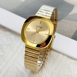 Ladies Simple Gold Quartz Watch Brand Watches for Women Adjustable Stainless Steel Strap Luxury Gift Wristwatches Dropshipping