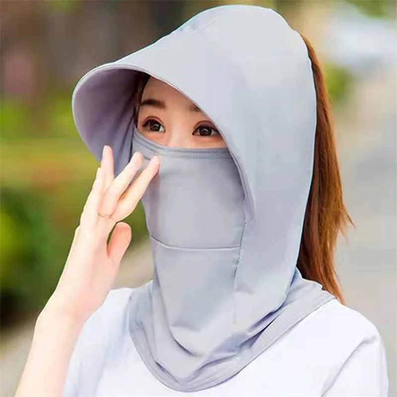 Summer Hats For Women Sunscreen Outdoor Anti UV Cycling Beach Hat Female Floppy Foldable Ladies Hat Gorro Sunhat Face Cover