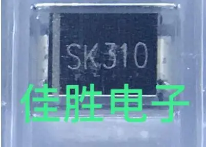 50 Buah 100% SK310B Baru Asli Buatan Taiwan 3A100V Schottky DO-214AA Pencetak Layar SK310