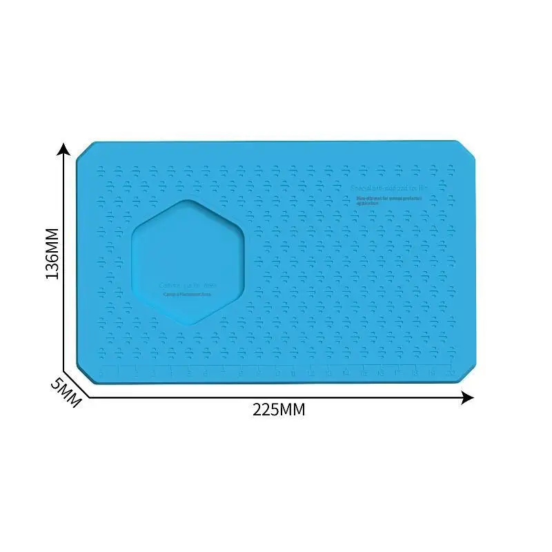 Magnetic Silicone Antistatic Soldering Mat Non-slip Work Station Pad for Phone PCB Electronic Maintenance Work