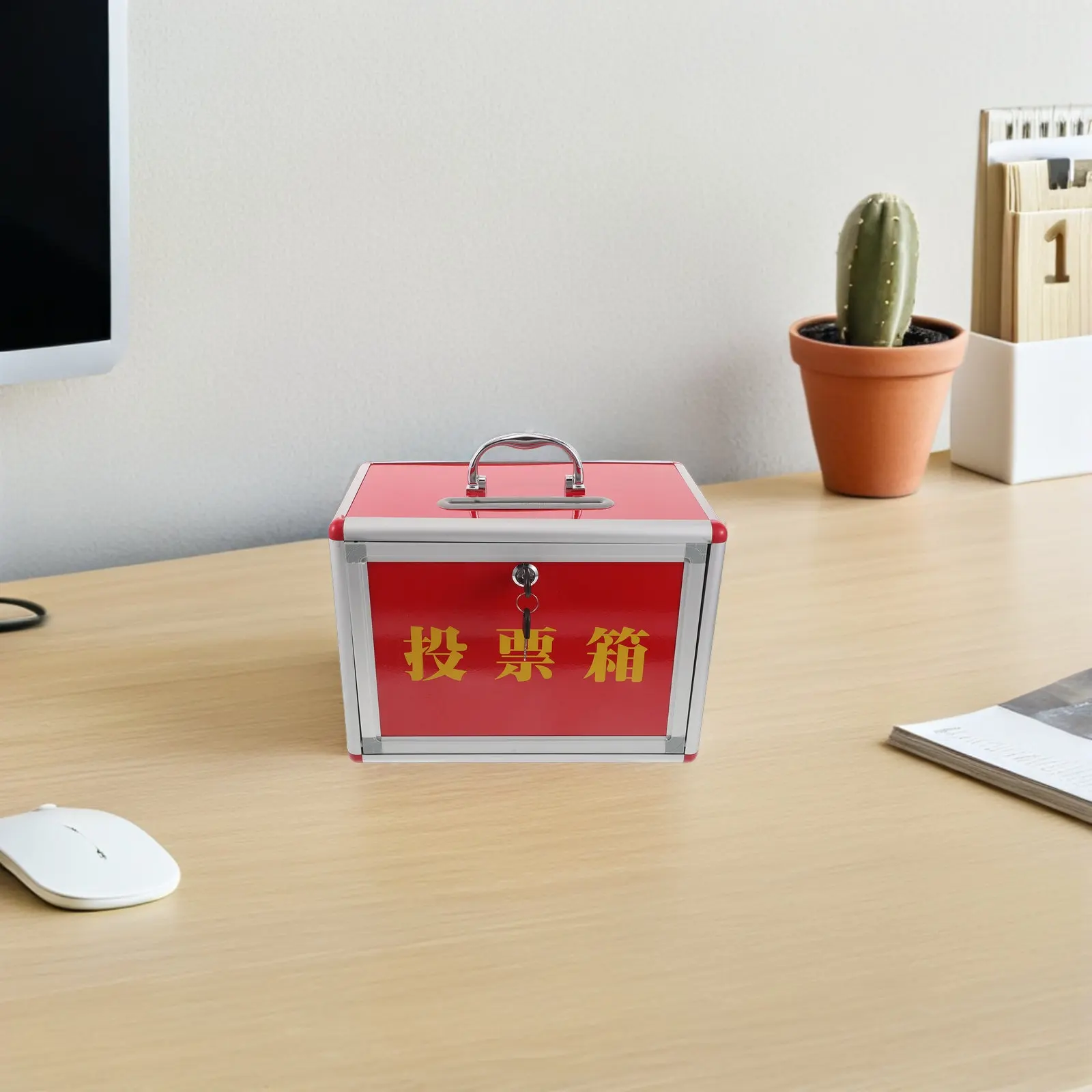lockable-red-voting-box-with-slot-133-x-98-inch-portable-donation-collection-box-for-charity-drives-community-events-school